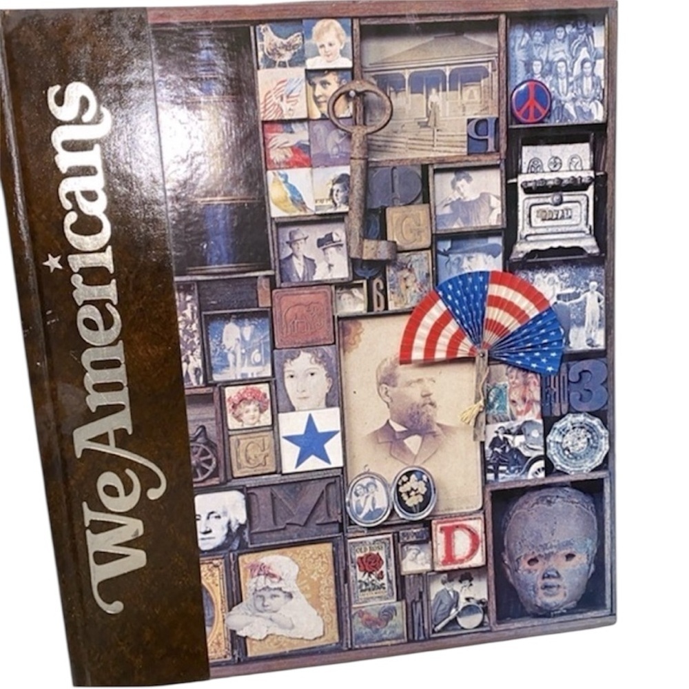 We Americans vintage history coffee table book